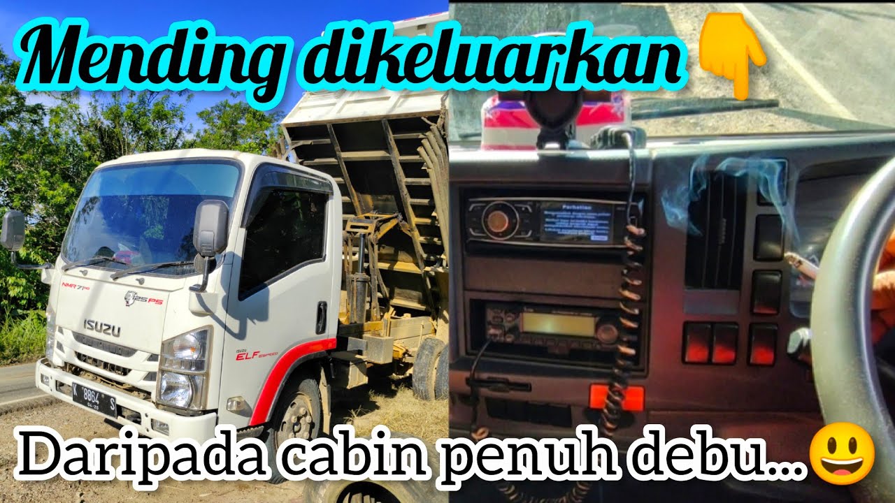 Cara agar debu tidak masuk ke cabin Mobil ISUZU NMR 71 HD