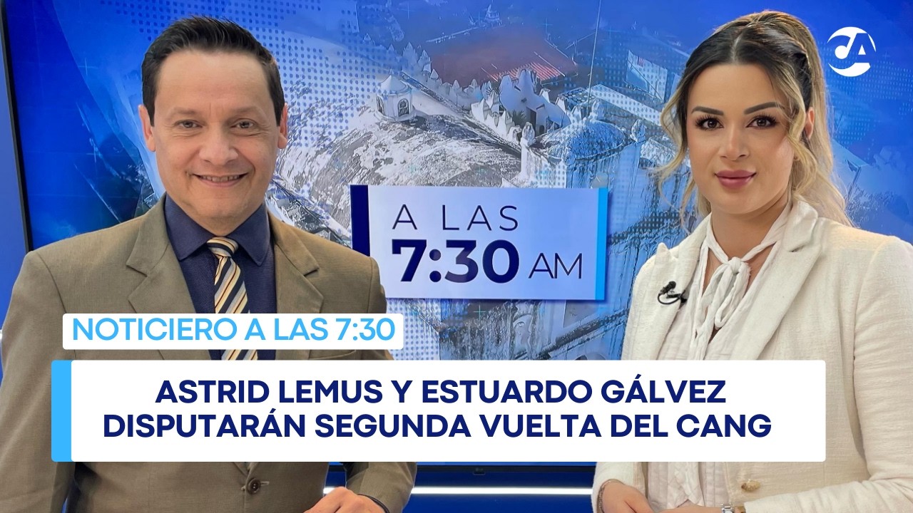 Astrid Lemus y Estuardo Gálvez disputarán segunda vuelta del CANG #ALAS730AM (05/02/2026)