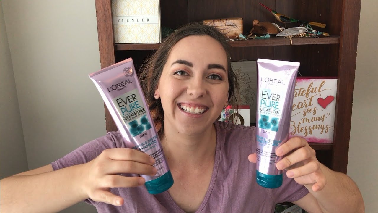 Cures Damaged Hair???  Loreal Ever Pure Shampoo and Conditioner Review