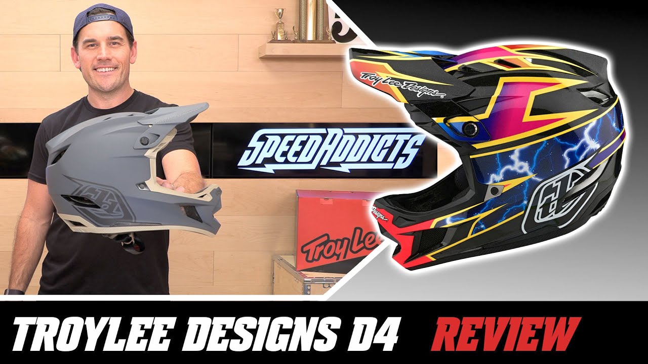 Обзор велосипедного шлема Troy Lee Designs D4 на SpeedAddicts.com