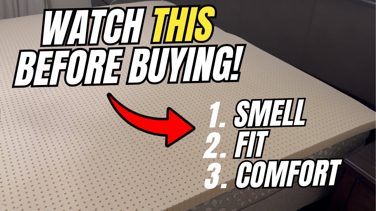 Pure Green Latex Mattress Topper Review - 2in Soft King!