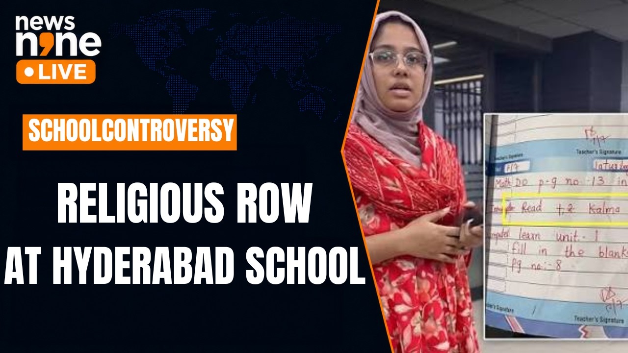 Hyderabad School Sparks Religious Row Over 'Read Kalama' Homework | News9