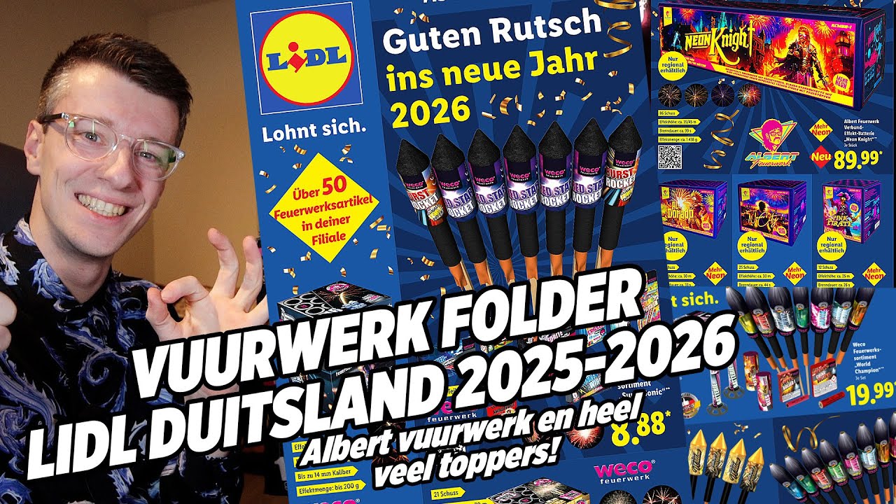 VUURWERK FOLDER LIDL DUITSLAND 2025-2026 (TOP AANBOD!!!)
