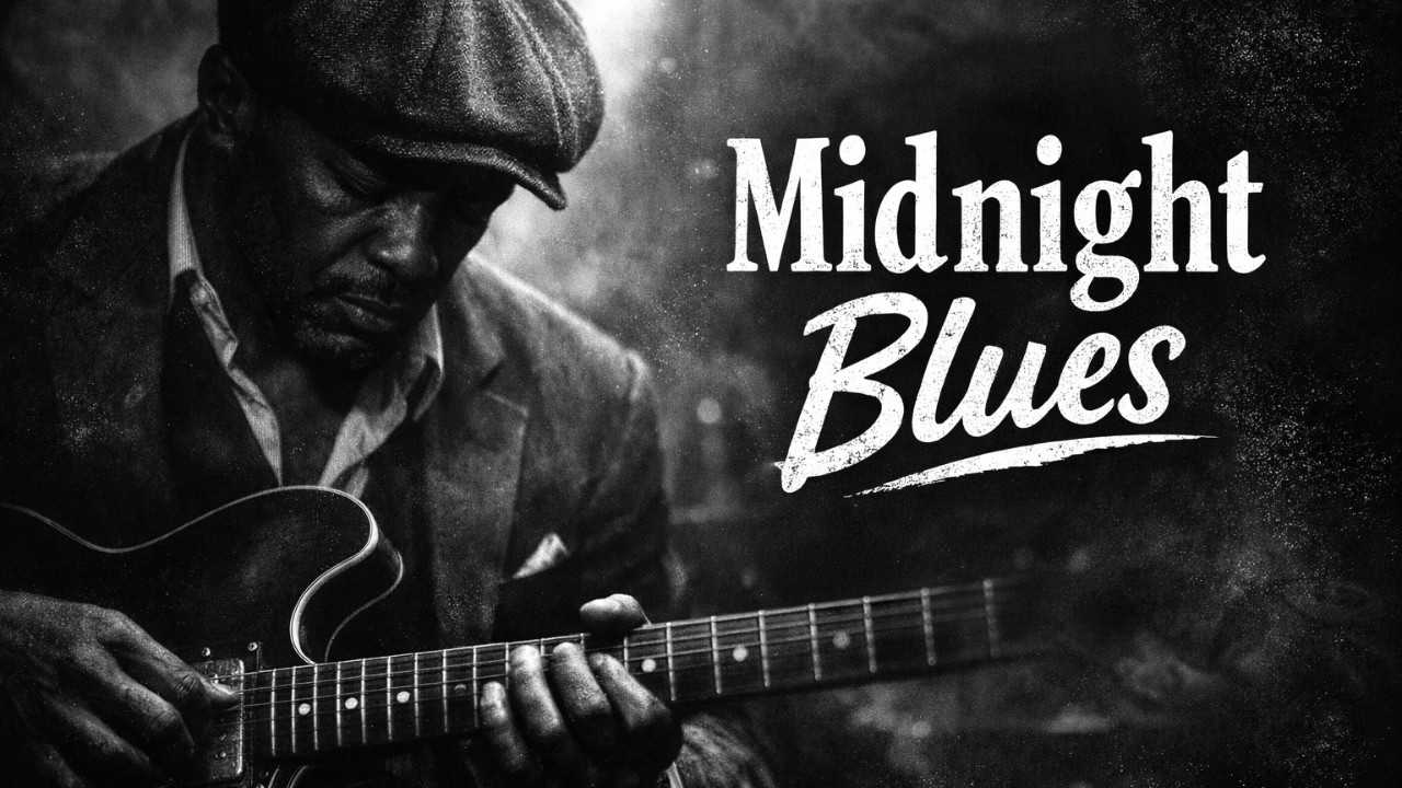 Midnight Blues – Deep Electric Guitar | Dark Smoky Blues Instrumental