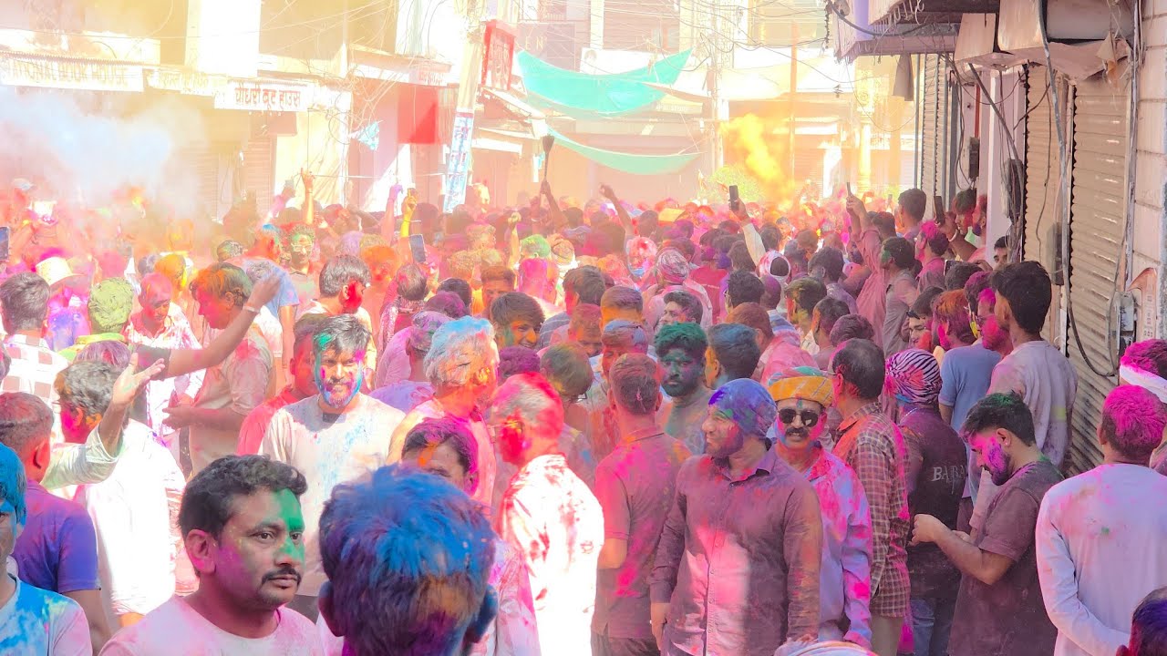 नवलगढ़ का प्रसिद्ध गैर जुलूस #nawalgarhnews 