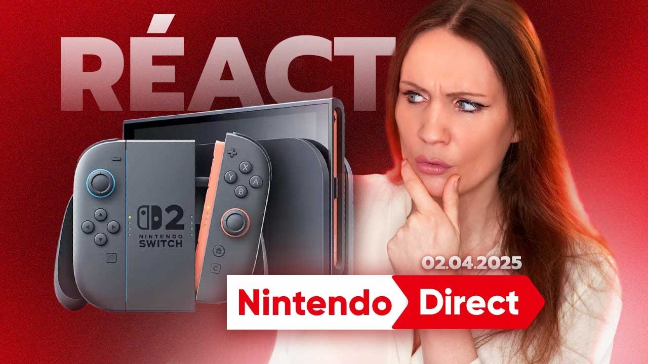 REACT du Nintendo Direct SWITCH 2