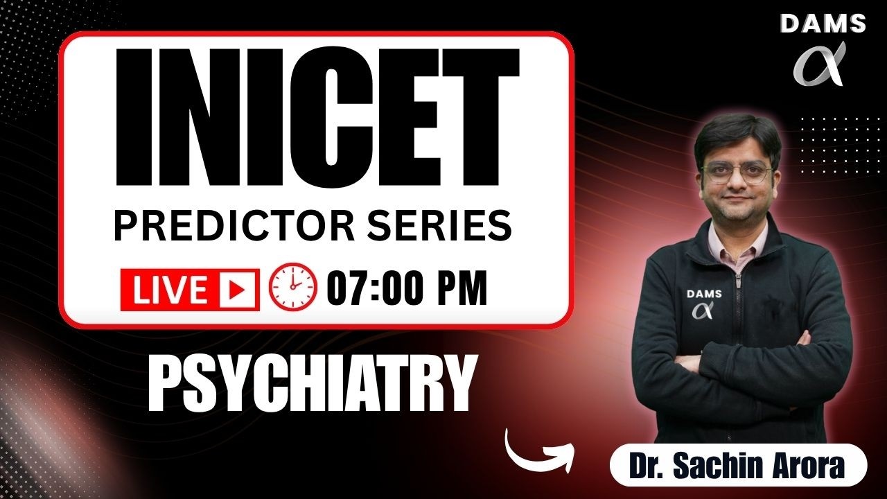 INICET Predictor Series | Psychiatry&nbsp;by Dr Sachin Arora