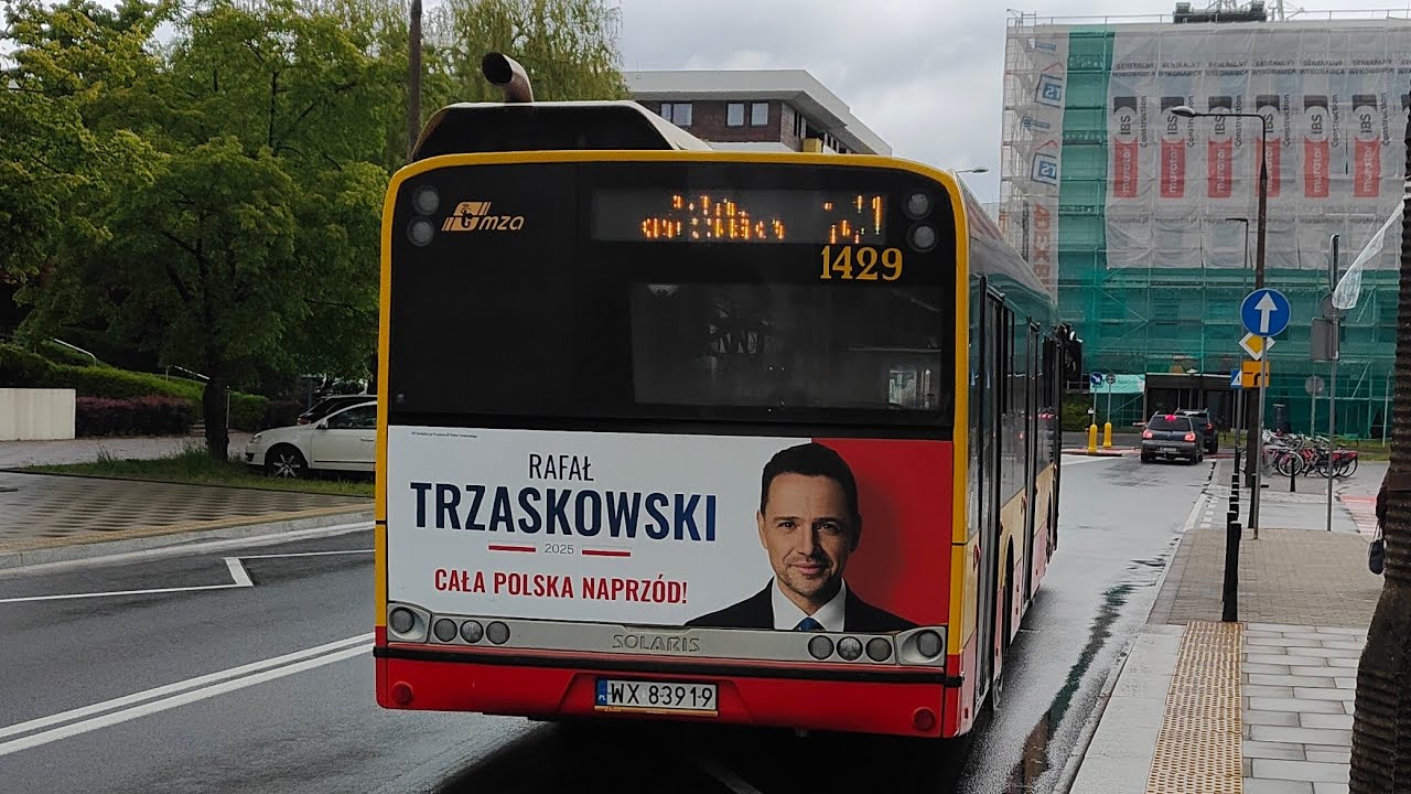 Linia 141 - Solaris Urbino 12 III #1429 ( MZA Warszawa )