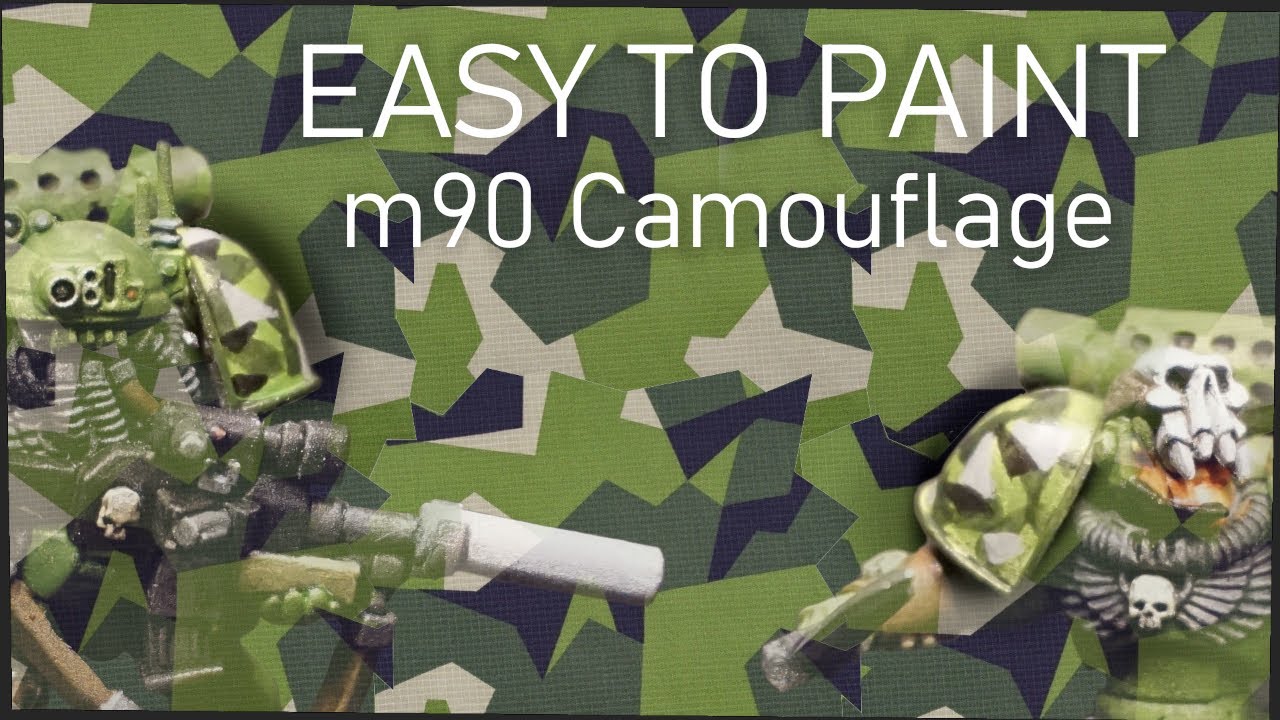 m90 - Easy to paint tabletop camouflage