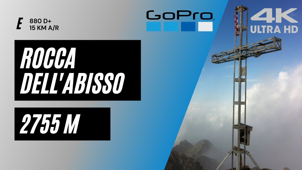 Rocca dell'abisso dal colle di Tenda, Limone Piemonte - escursionismo [GoPro Hero 5 session]