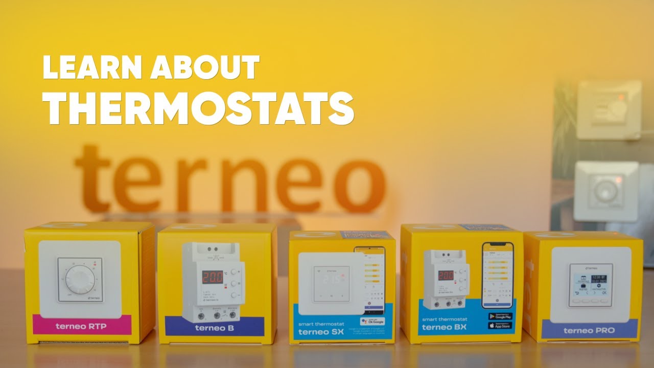 Overview of the terneo thermostat range