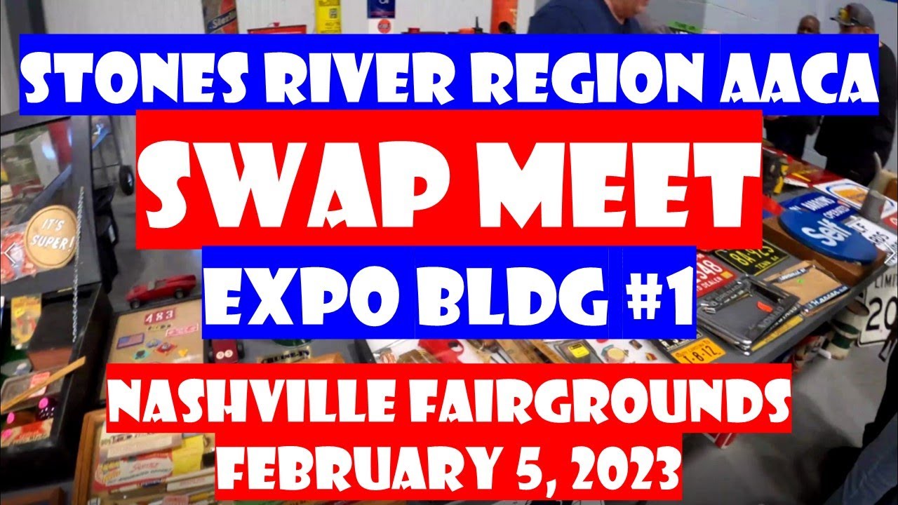 Expo Building 1 - WALKING AROUND VENDORS at STONES RIVER AACA SWAP MEET - NASHVILLE FAIRGROUNDS