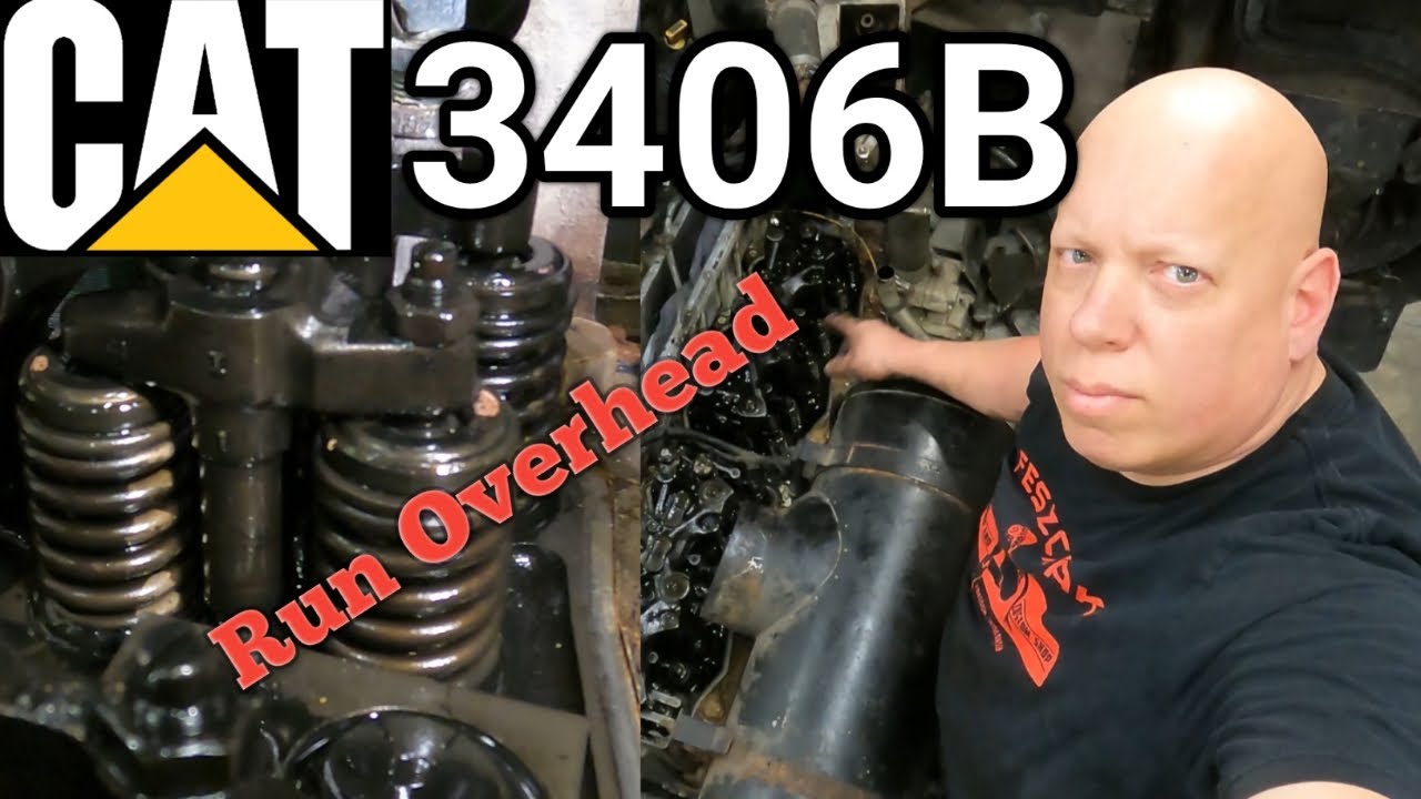 Caterpillar 3406B Valve and Jake Adjustment Made Easy.   Tune Up Orwell!