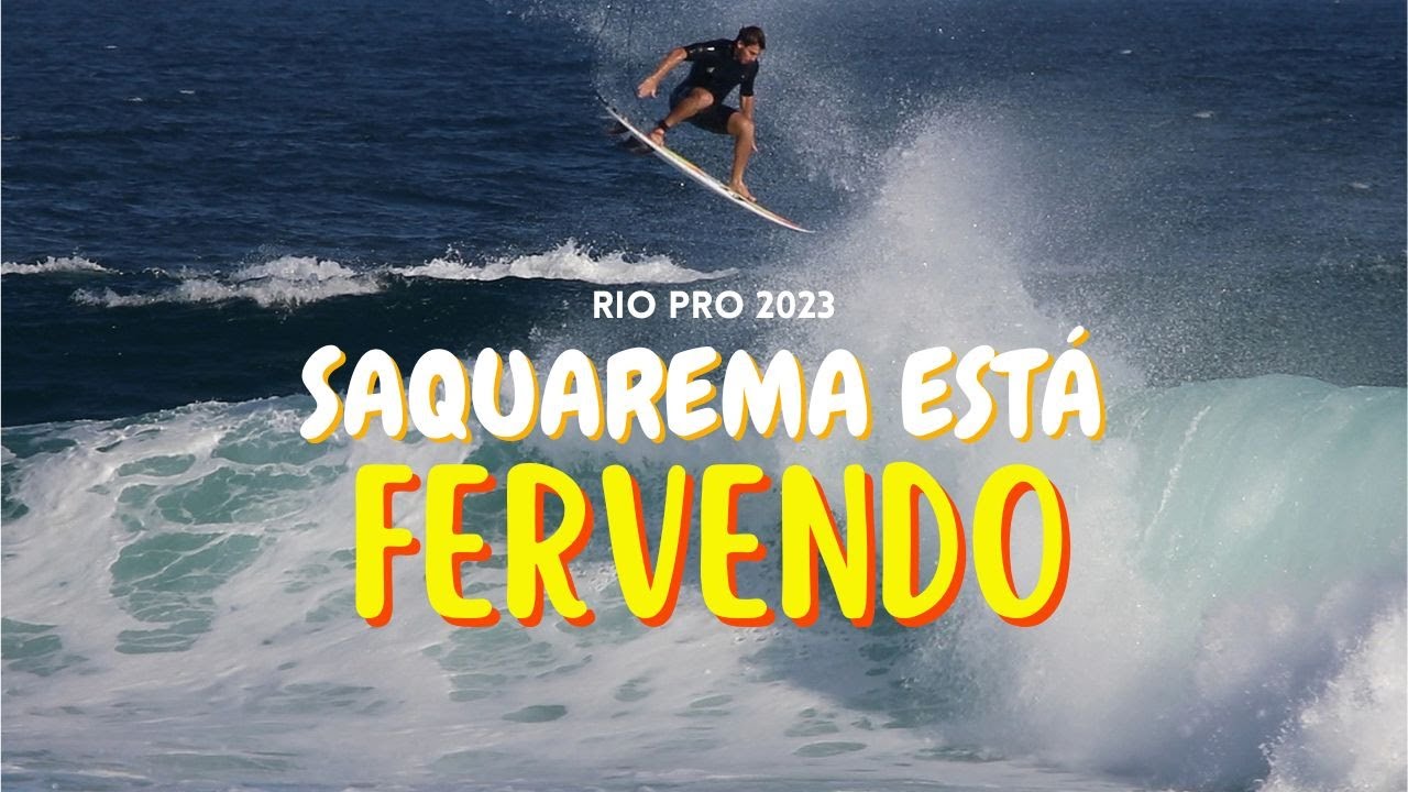 Rio Pro 2023 - Saquarema está fervendo! Treino de gala em Itauna! RioPro #WSL #Saquarema #Surfing
