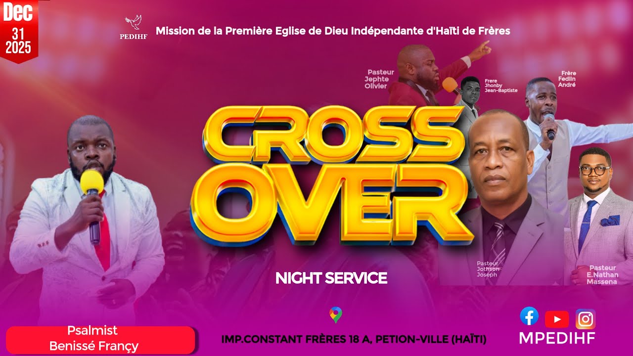 Même si les Océans se déchainent | Li Kite Twon li | CrossOver Night Service 2025 | PEDIHF