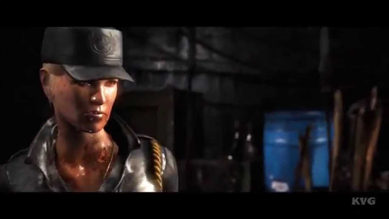 Mortal Kombat X - Sonya Blade vs Kano (Story Battle 20) (HD) [1080p]