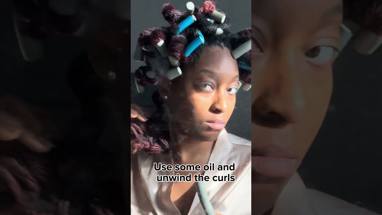 Flexirods on #sisterlocks #microlocks #microlocs #sisterlockjourney #sisterlockstyles #naturalhair