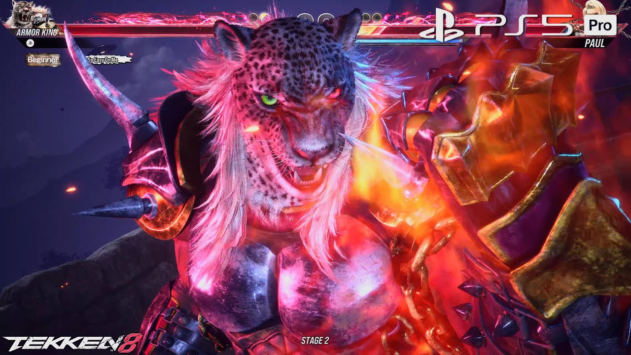Tekken 8 | Armor King II On Arcade Mode Hard & Devil Kazuya, Customized (Pack 7) [PS5Pro]