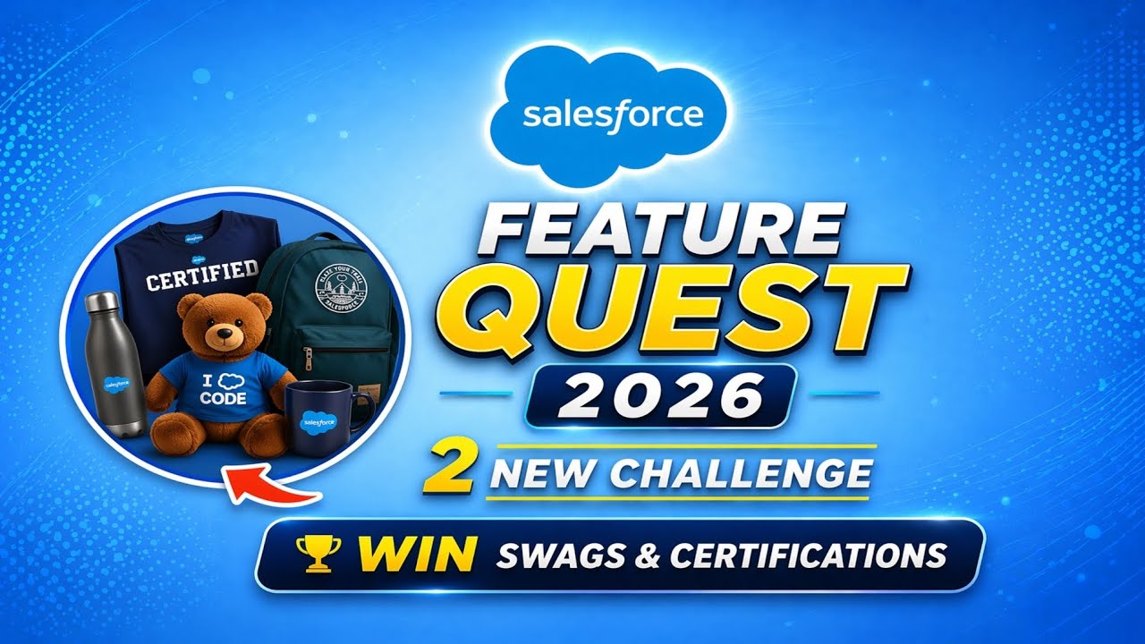 Salesforce TDX Quest 2026 🚀 | Win Free Swags & Certifications Vouchers 🎁