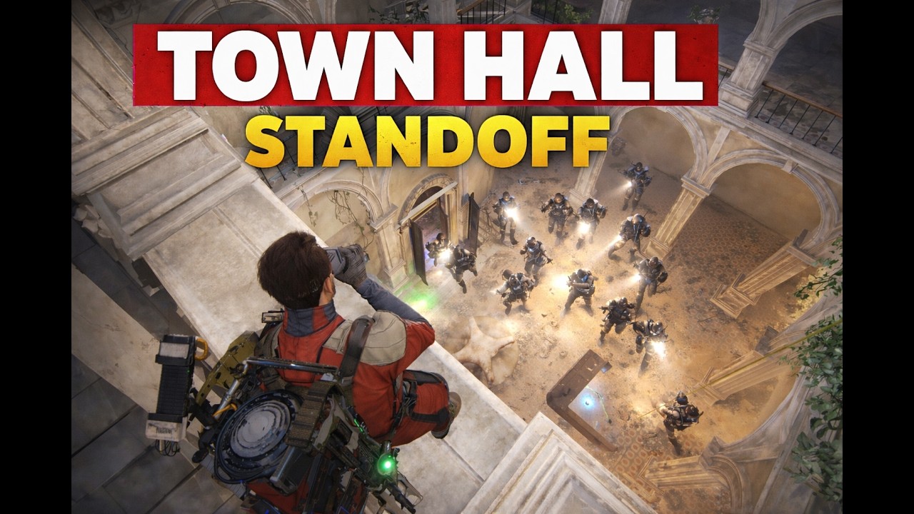 NO ONE GETS IN OR OUT! Buried City Town hall fight