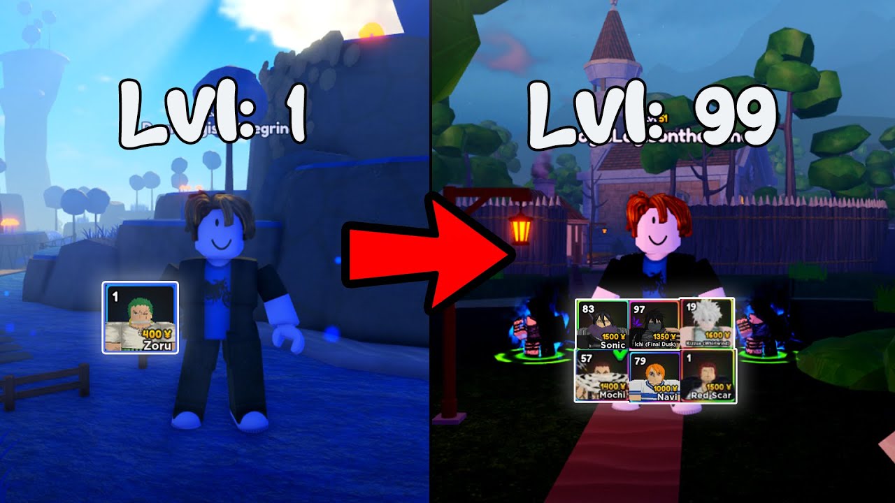 Went From Noob To Pro In Anime Adventures Roblox!