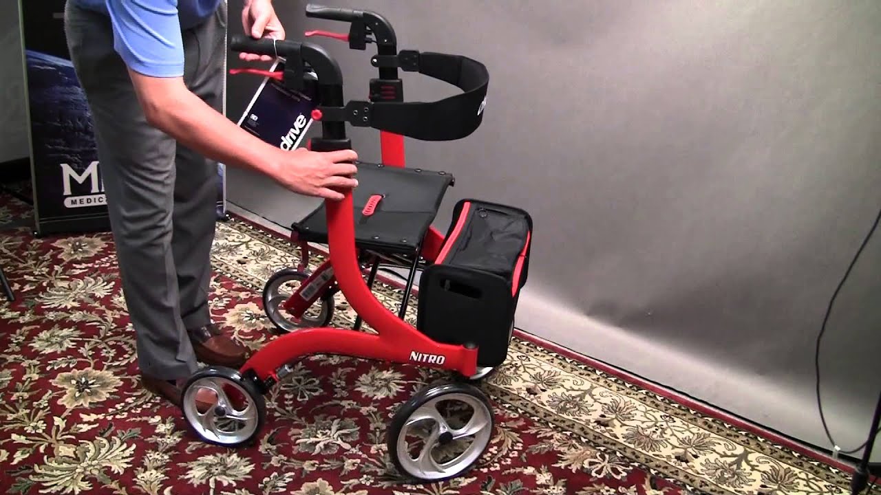 Drive Medical Nitro Rollator Review & Demonstration - MMAR Medical