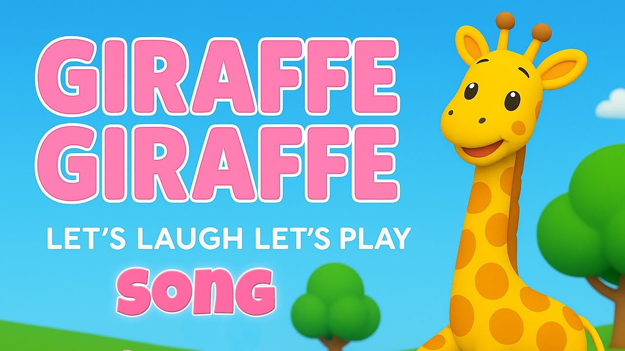 Giraffe Let's Play Song 🦒 | Fun Animal Song for Toddlers and Kids