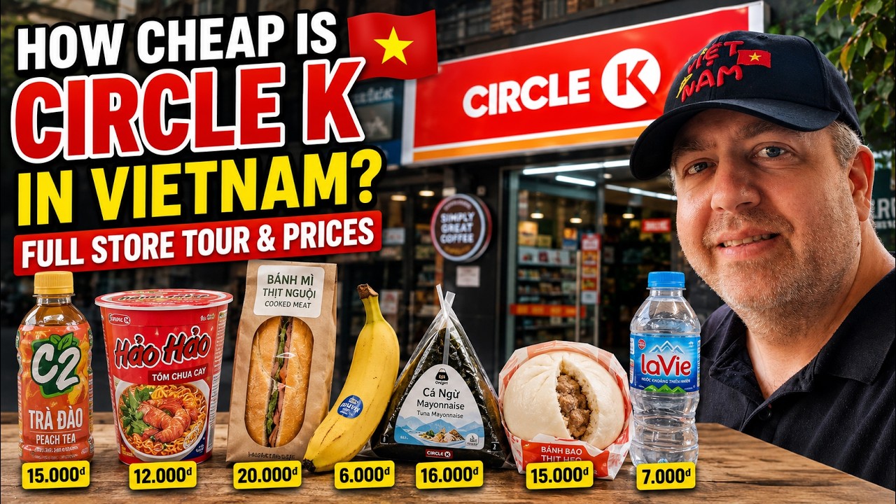 How Cheap Is Circle K in Vietnam? 🇻🇳 Full Store Tour & Prices