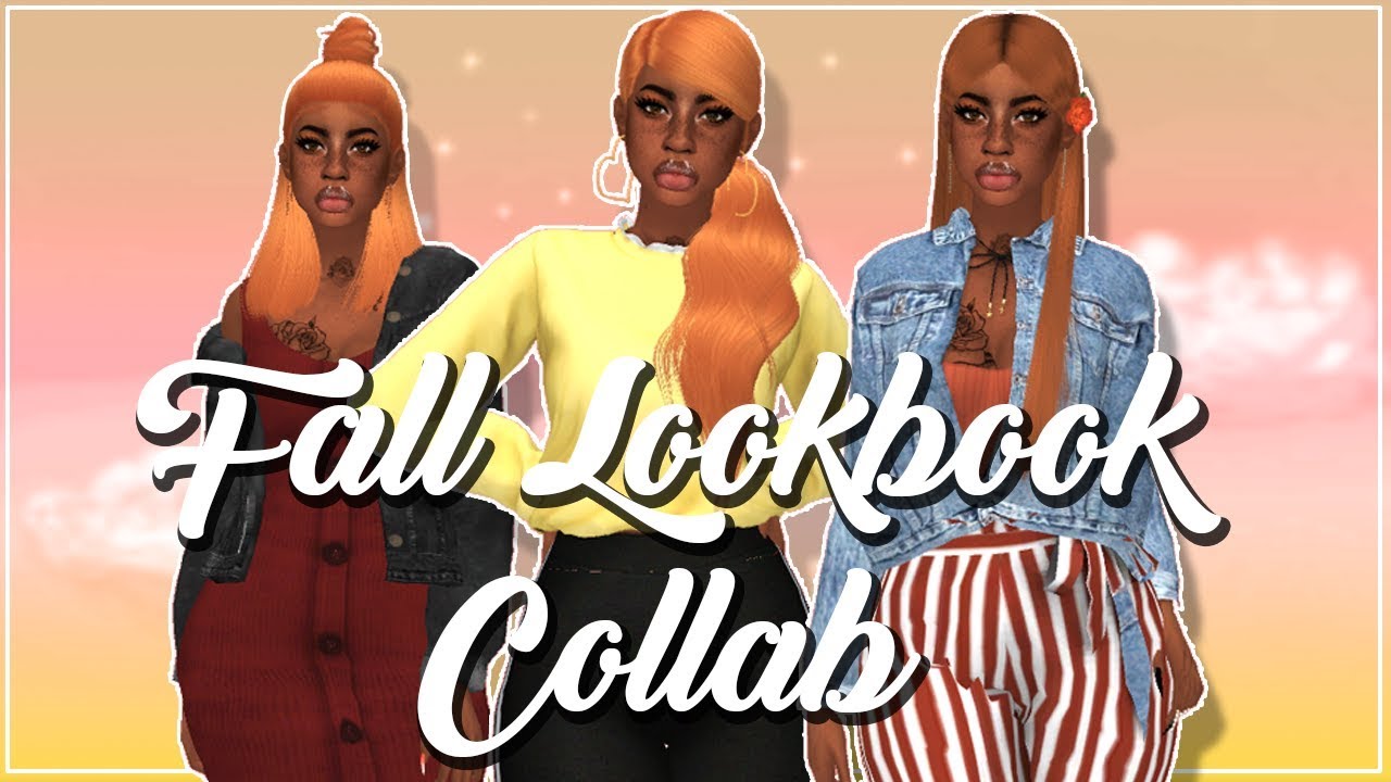 Sims 4 CAS|🍂Fall Lookbook Collab W/ LavishSims🍂 + CC Links!!!
