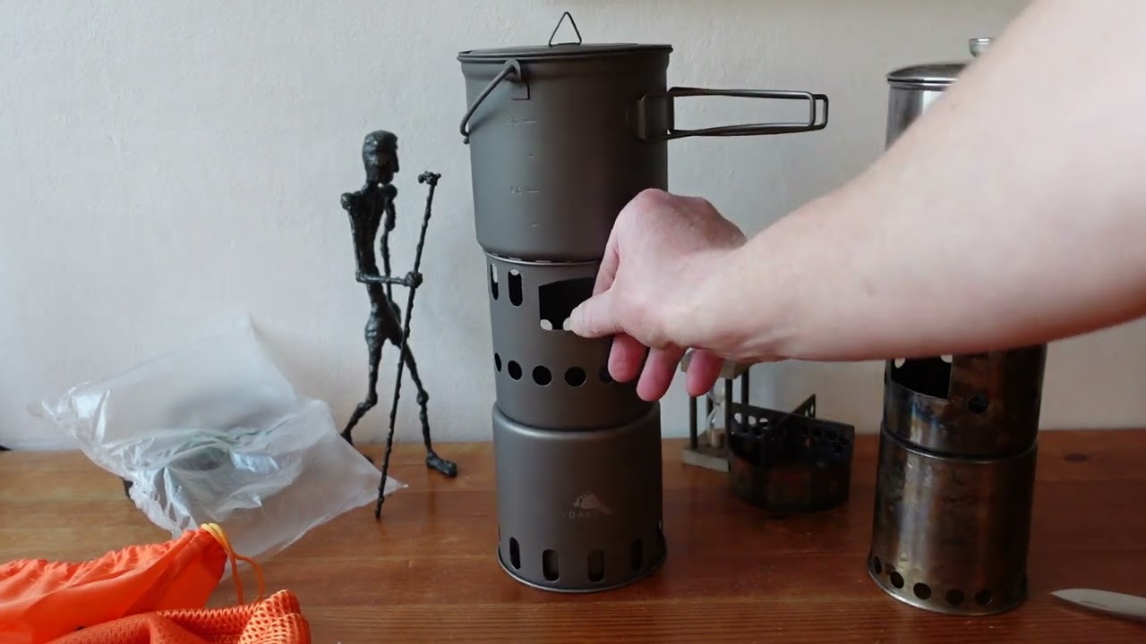 Mluvící ruce. Díl osmý. Radim zešílel? Rozbalovačka? TOAKS TITANIUM POT Bail Handle , WOOD STOVE