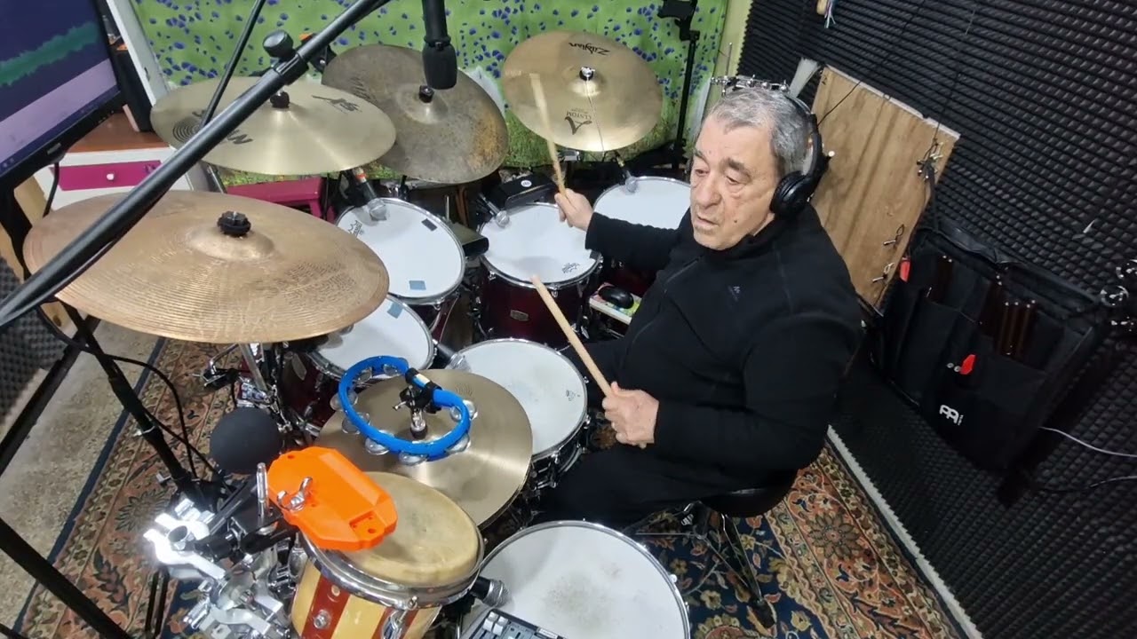 Roll Boogie Woogie - Henri's Rock  #cover #improvvisation #batterista #drumer