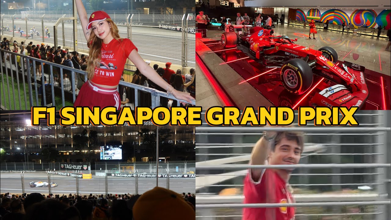 F1 SINGAPORE GP VLOG | first time nonton race secara langsung, GO FERRARI!