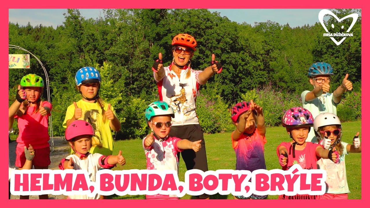 M&iacute;&scaron;a Růžičkov&aacute; - Helma, bunda, boty, br&yacute;le - P&iacute;sničky pro děti - (Cvič&iacute;me s M&iacute;&scaron;ou 9)