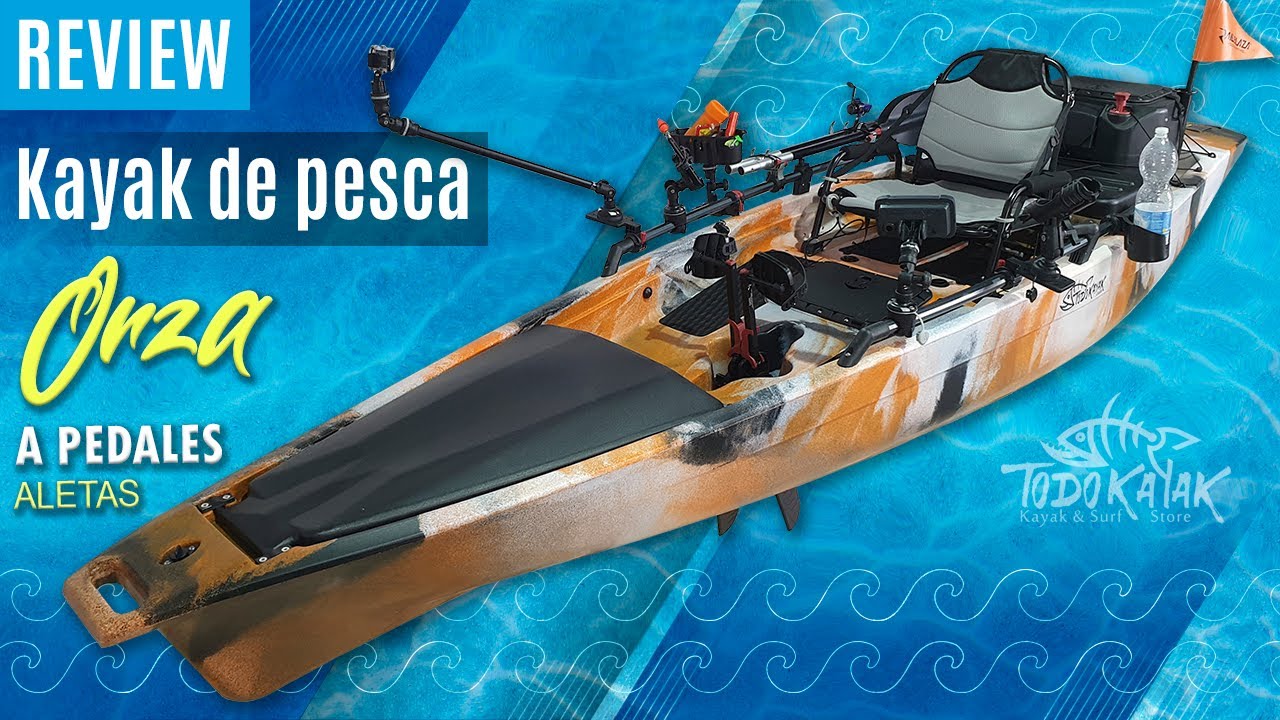 Kayak de pesca Orza (Pedalera de aletas)
