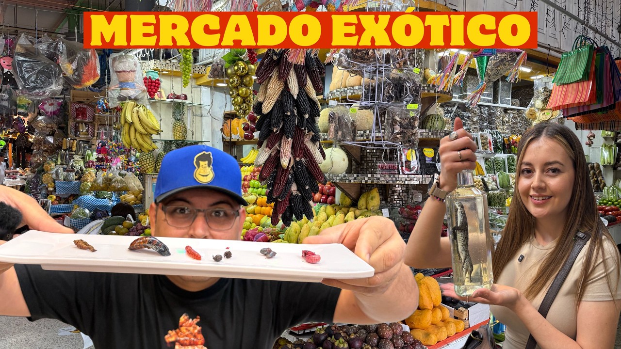 Probando carnes exóticas en el mercado más raro de CDMX