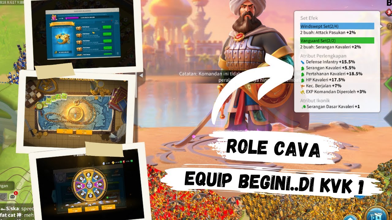 LIVE WAR KVK 1! 😱 Baibars + YSG Modal Equip Gini Bisa Tahan?!