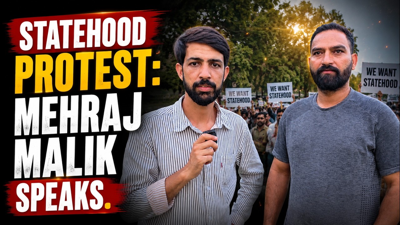 Omar abdullah sab ke sath hunger str*ike pe baitho ga Exclusive interview with MLA Mehraj Malik