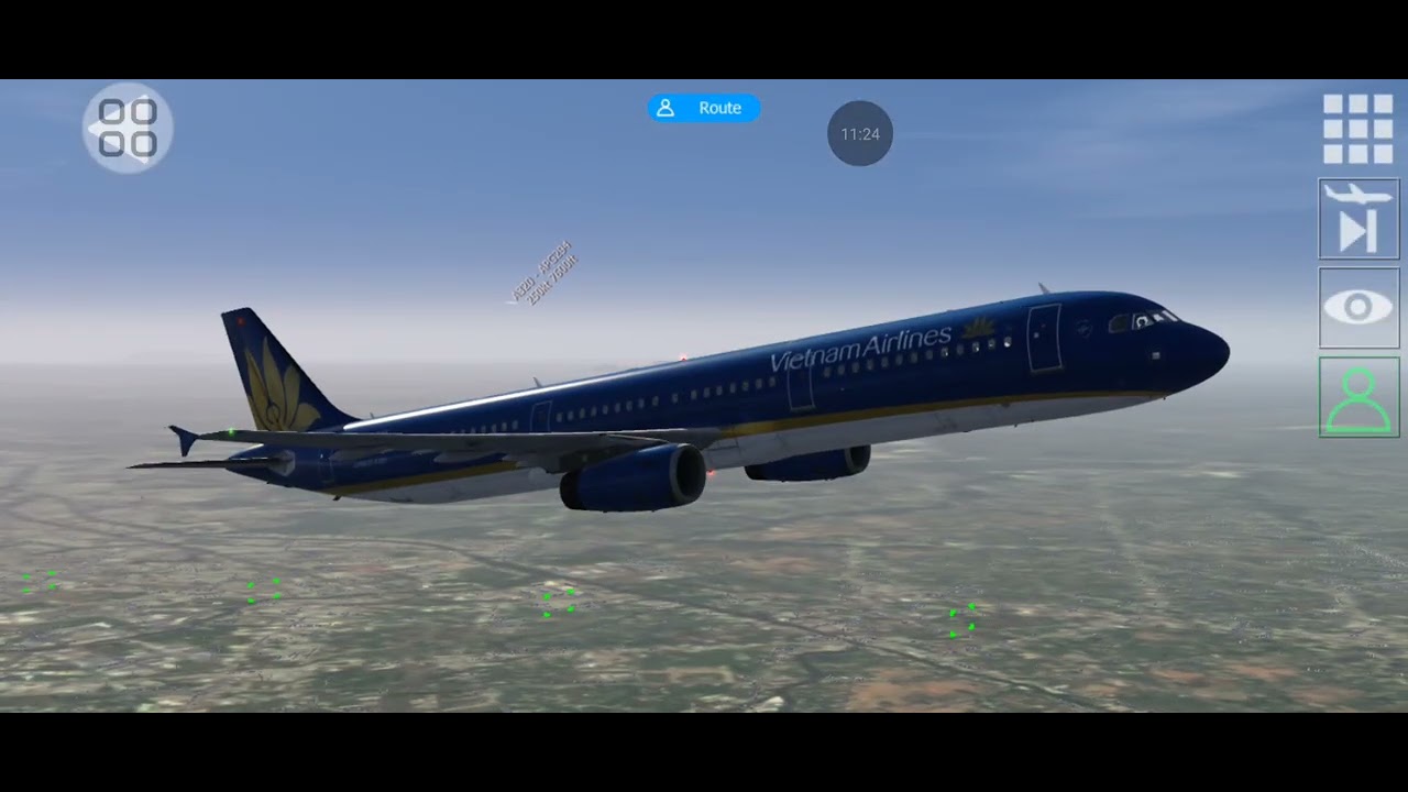 AEROFLY FS GLOBAL HO CHI MINH CITY TO CAN THO AIRBUS A321 VIETNAM AIRLINES (CHUYẾN BAY TẾT P5)