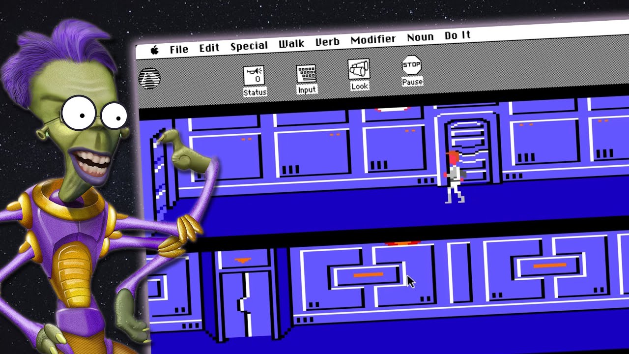 The wild and bizarre Macintosh version of Space Quest I
