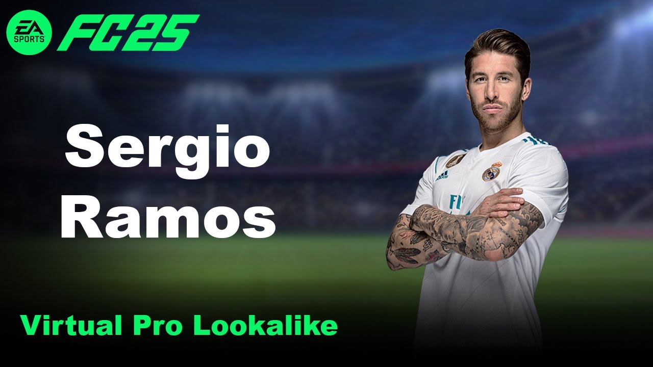 Sergio Ramos - EA FC 25 Lookalike for Clubs and Career mode