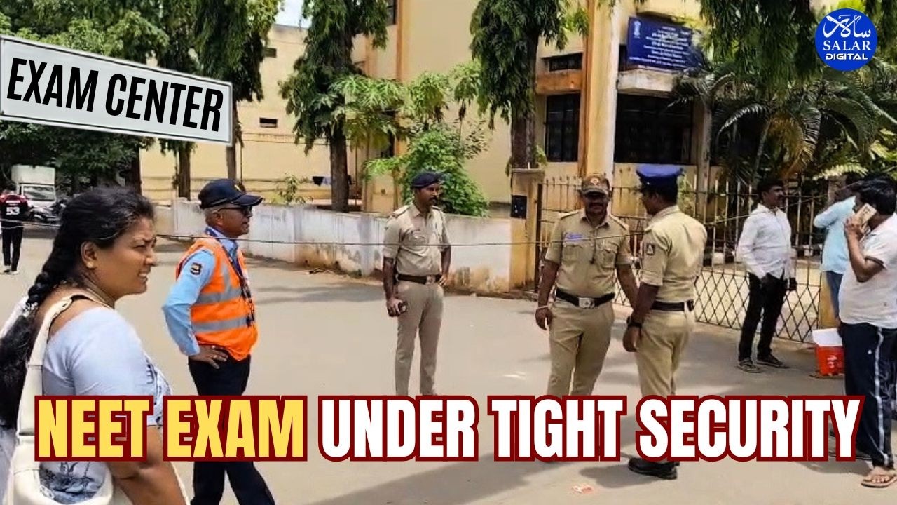 NEET Re-Exam in Hubballi | Heavy Police Security & Strict Checks at Centres