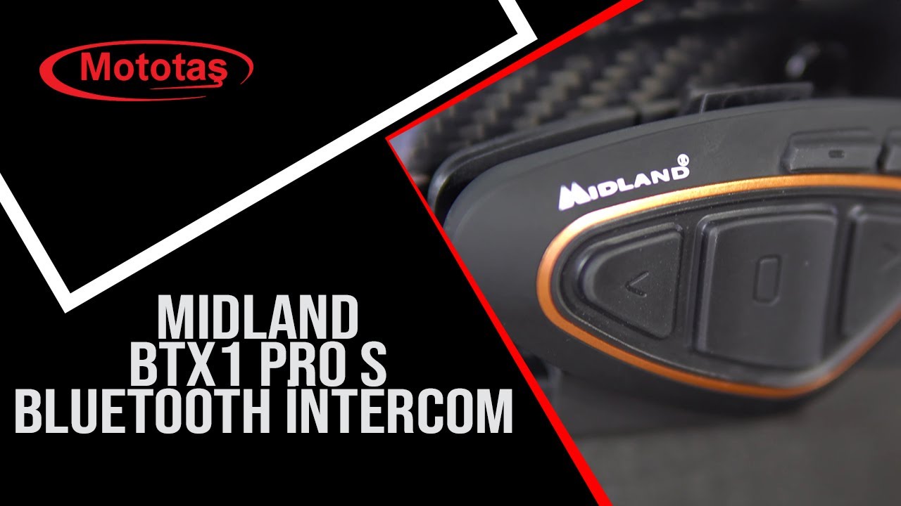 Midland BTX1 Pro S Bluetooth İntercom