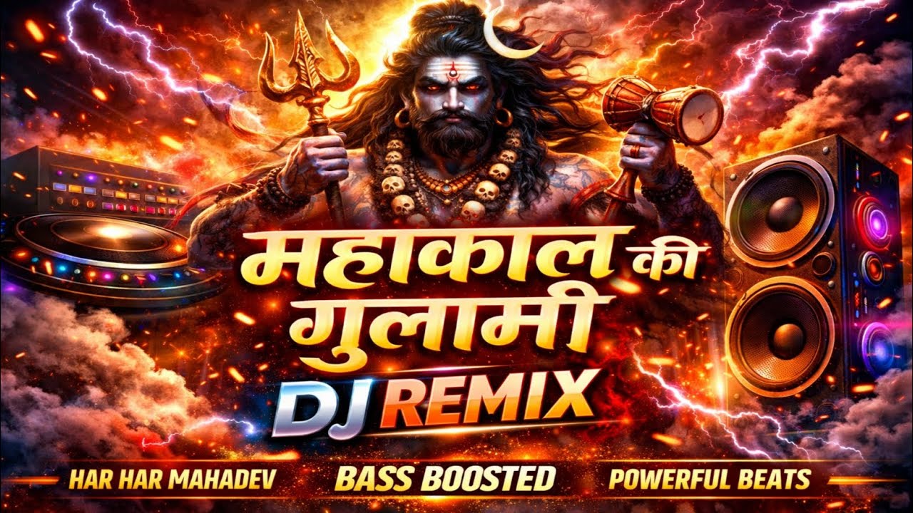 महाकाल की गुलामी 🔱 | DJ Remix Bhajan | Har Har Mahadev | BassBoostedMahakal Song #lofiwithlyricsaman