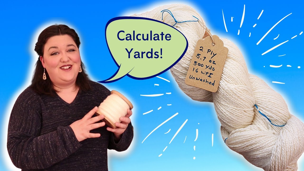 Labeling Handspun Yarn with Ye Olde Niddy Noddy
