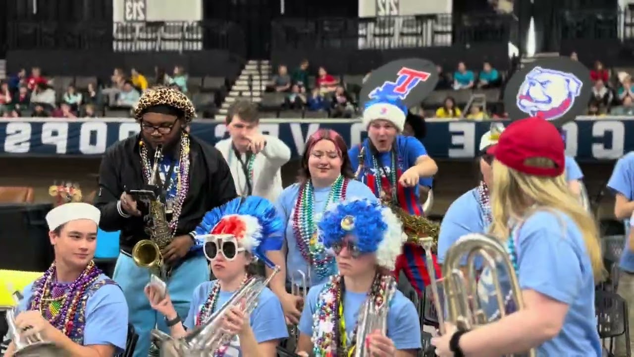 2026 Conference USA Tournament. The LA Tech Pep Band play stand tunes during the game.