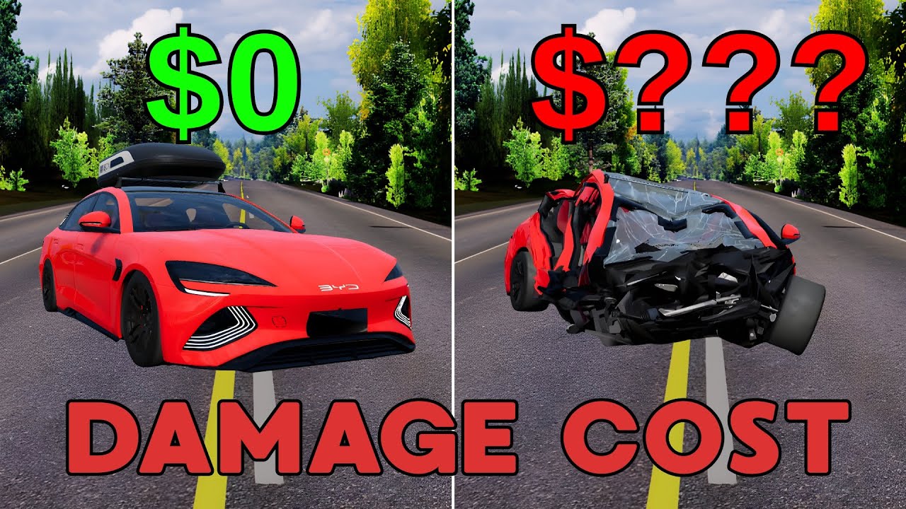 Realistic Crashes & Damage Cost #20 | Best Epic Moments in BeamNG Drive