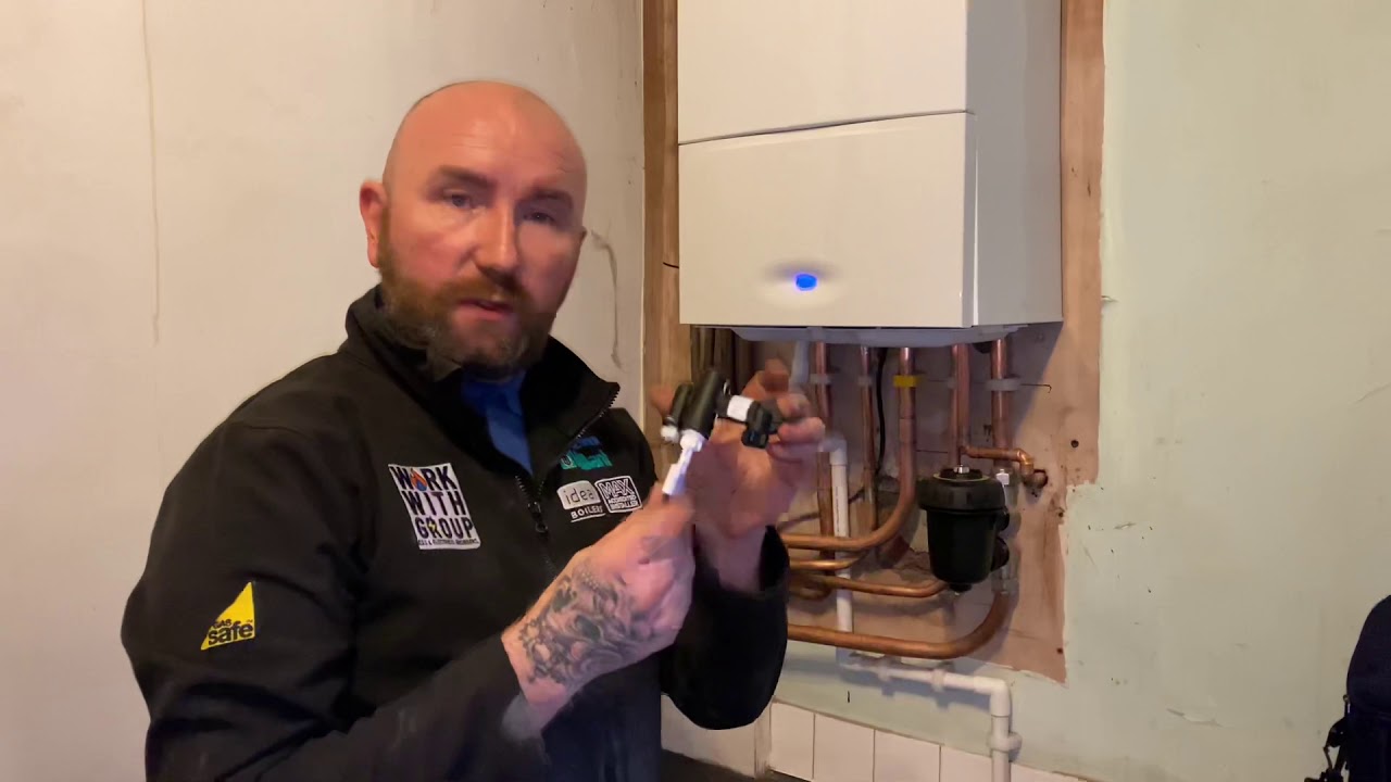 How to top up Worcester Bosch boiler with a blue lever
