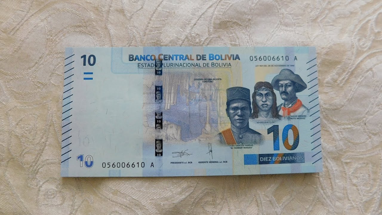 Bolivia '10 Bolivianos' Banknote!