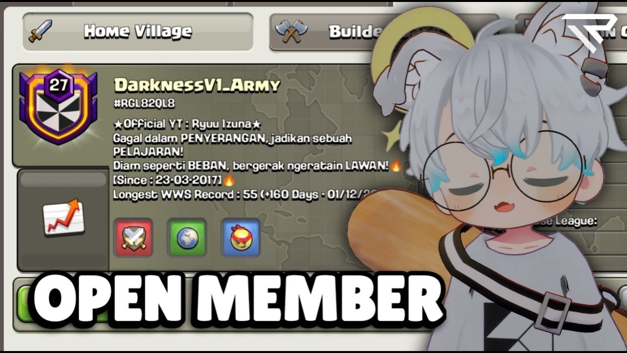 🔴【Clash of Clans】Open Member Pemakaian Sebulan Coak Dikit Bisa NEGO!! (Live-535)
