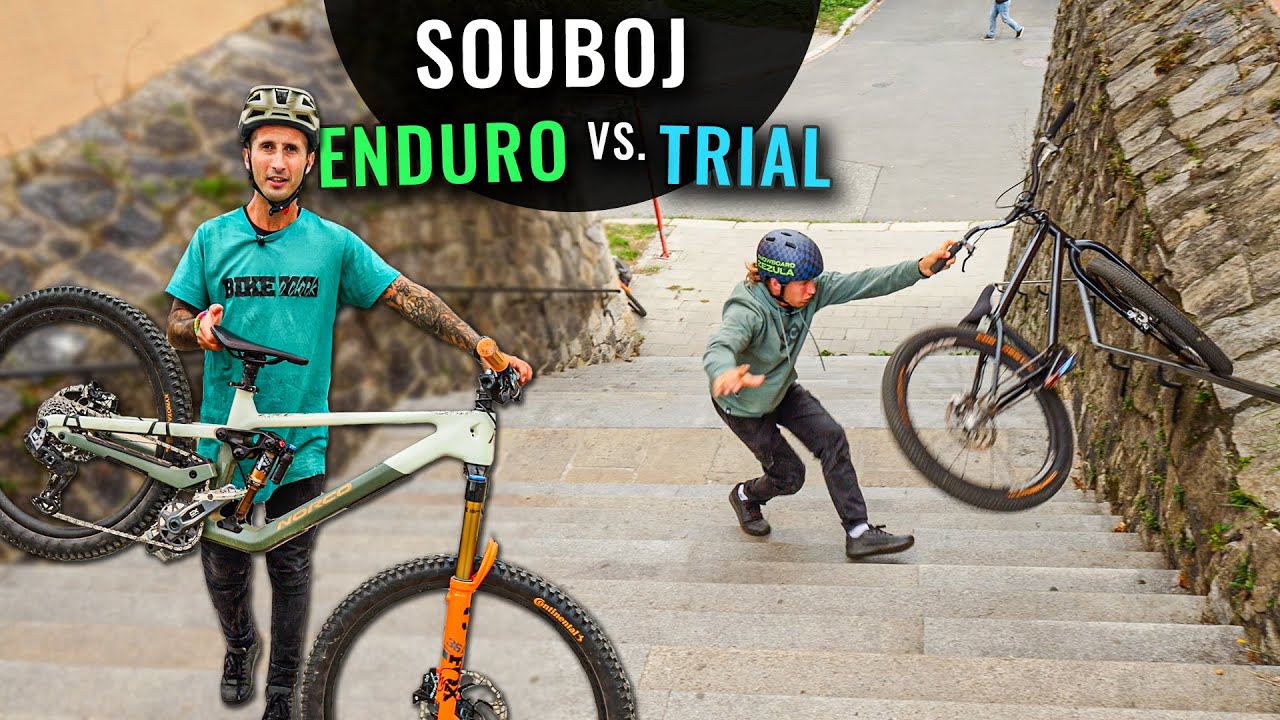 VELKÝ SOUBOJ NA STREETU! ENDURO NEBO STREET TRIAL?